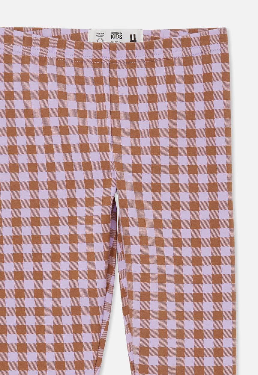 Cotton On - huggie tights - coco jumbo/lilac drop gingham