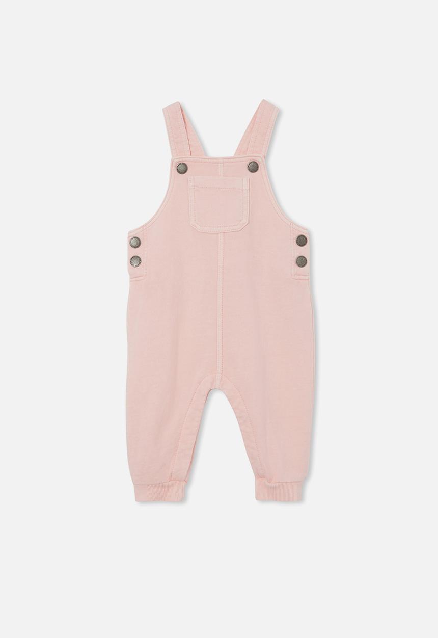 Cotton On - Sam fleece overall - pinky wash