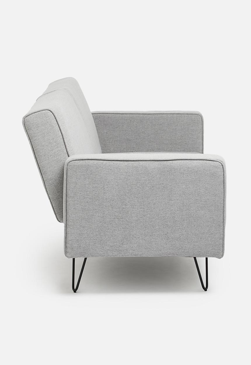 SF Collection - Stockholm 3 seater sofa bed - moonlight grey