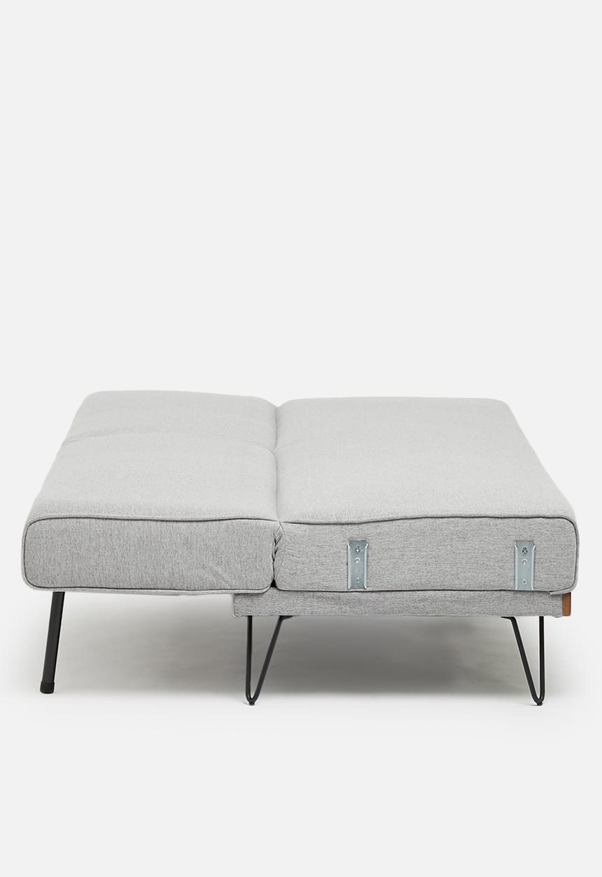 SF Collection - Stockholm 3 seater sofa bed - moonlight grey