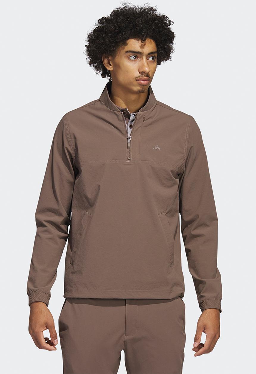 adidas Performance - Adicross stretch pullover  anorak - earth strata