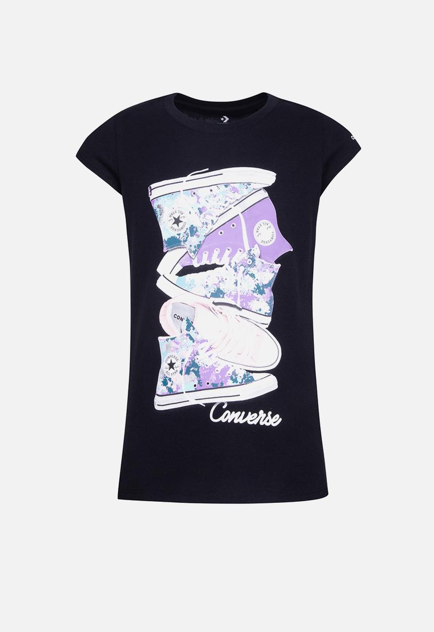 Converse - Cnvg short sleeve sneaker gfx t-shirt - black