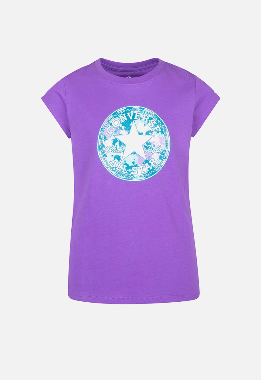 Converse - Cnvg short sleeve ctp fill gfx t-shirt - pixel purple
