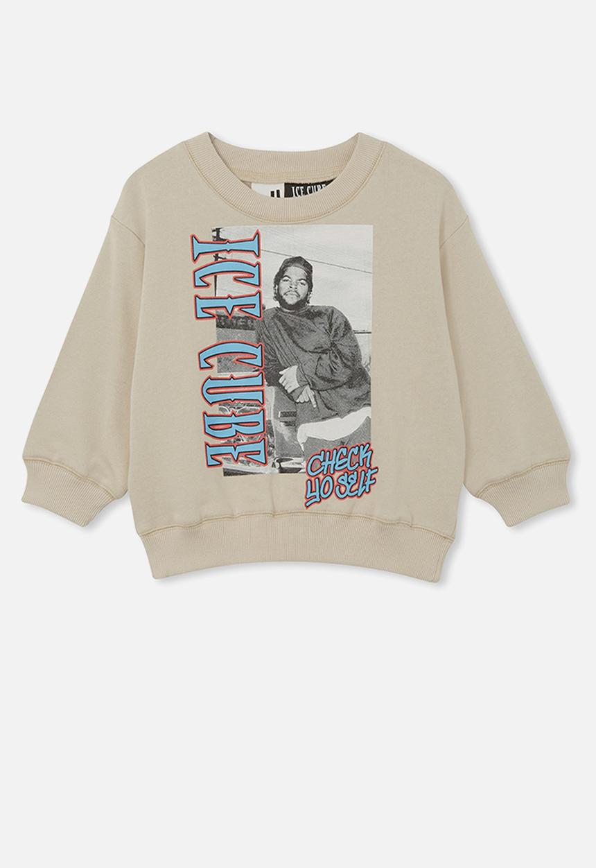 Cotton On - License dusty fleece - lcn bra rainy day/ice cube check yourself