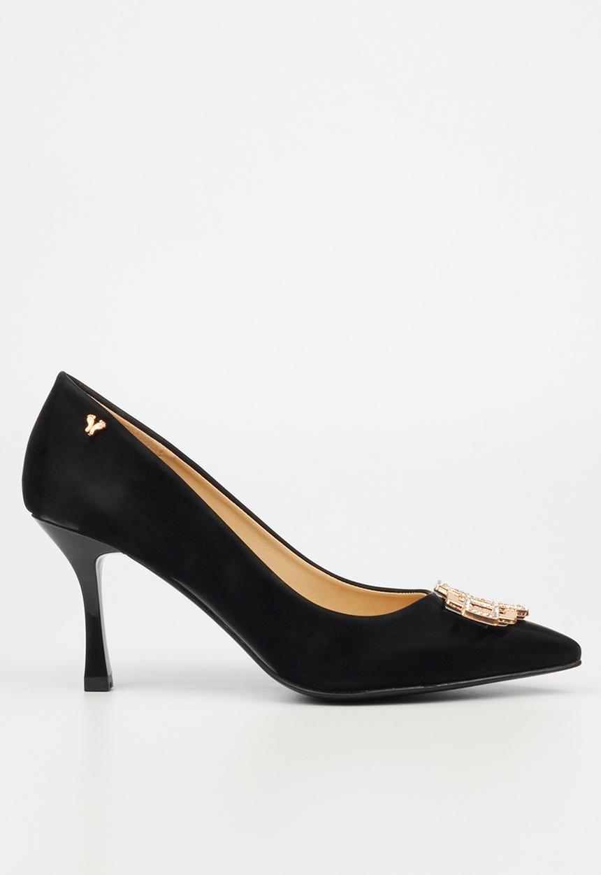 Butterfly Feet - Lior 2 court heel - black