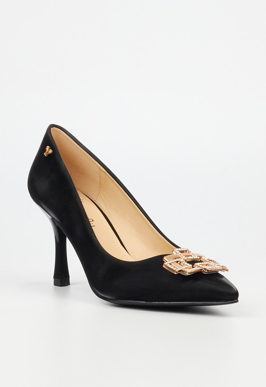 Butterfly Feet - Lior 2 court heel - black