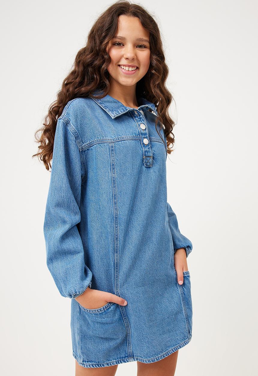 Cotton On - Lily denim dress - weekend wash