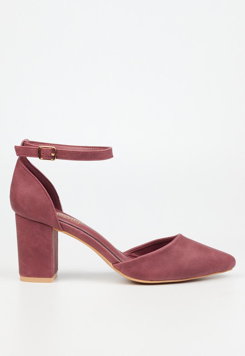 Butterfly Feet - Zara 2 court heel - burgundy