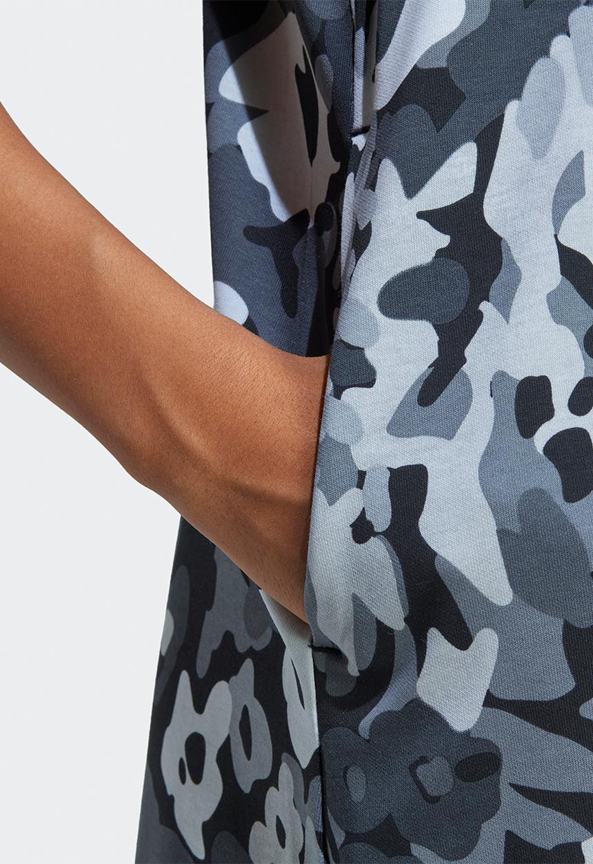 adidas Performance - W aop dress - Black/white