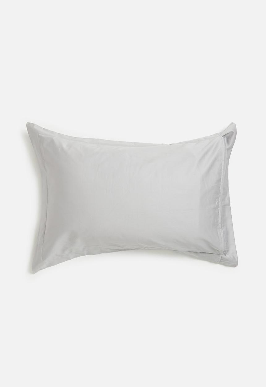 Sheraton Textiles - 400tc Egyptian Cotton straight pillowcase - grey 