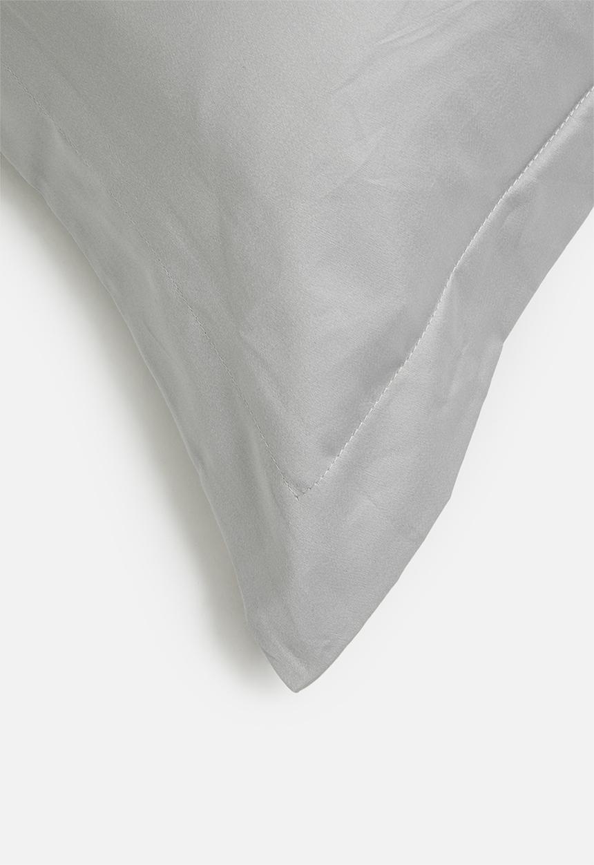 Sheraton Textiles - 400tc Egyptian Cotton straight pillowcase - grey 