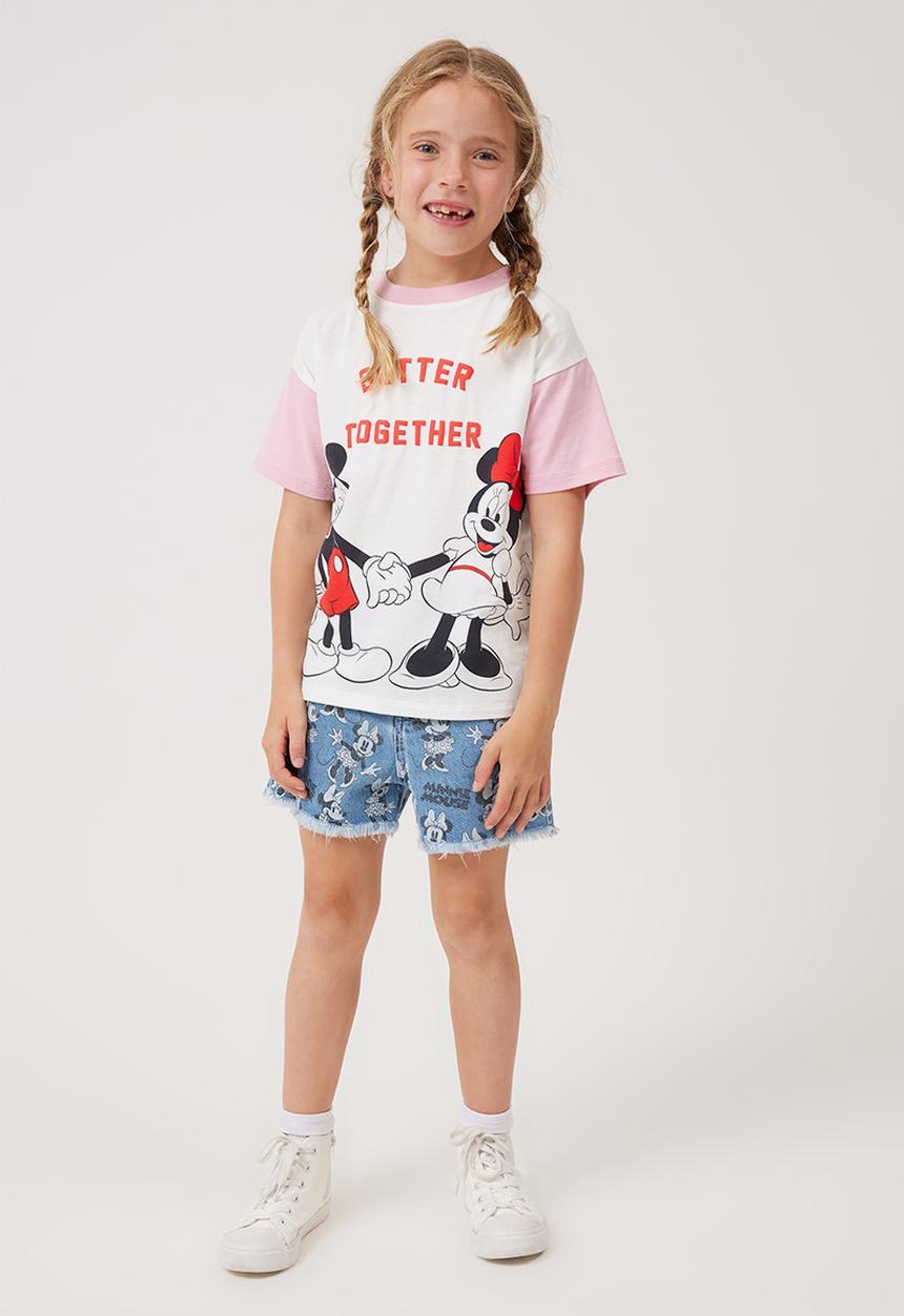 Cotton On - License drop shoulder tee - lcn better together/vanilla marshmallow