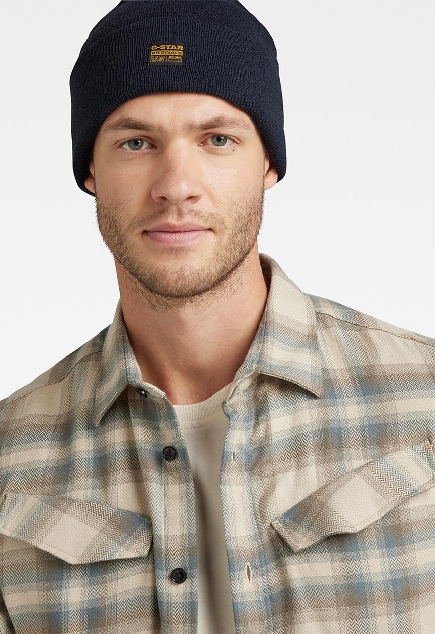 G-STAR - Effo long beanie - mazarine blue