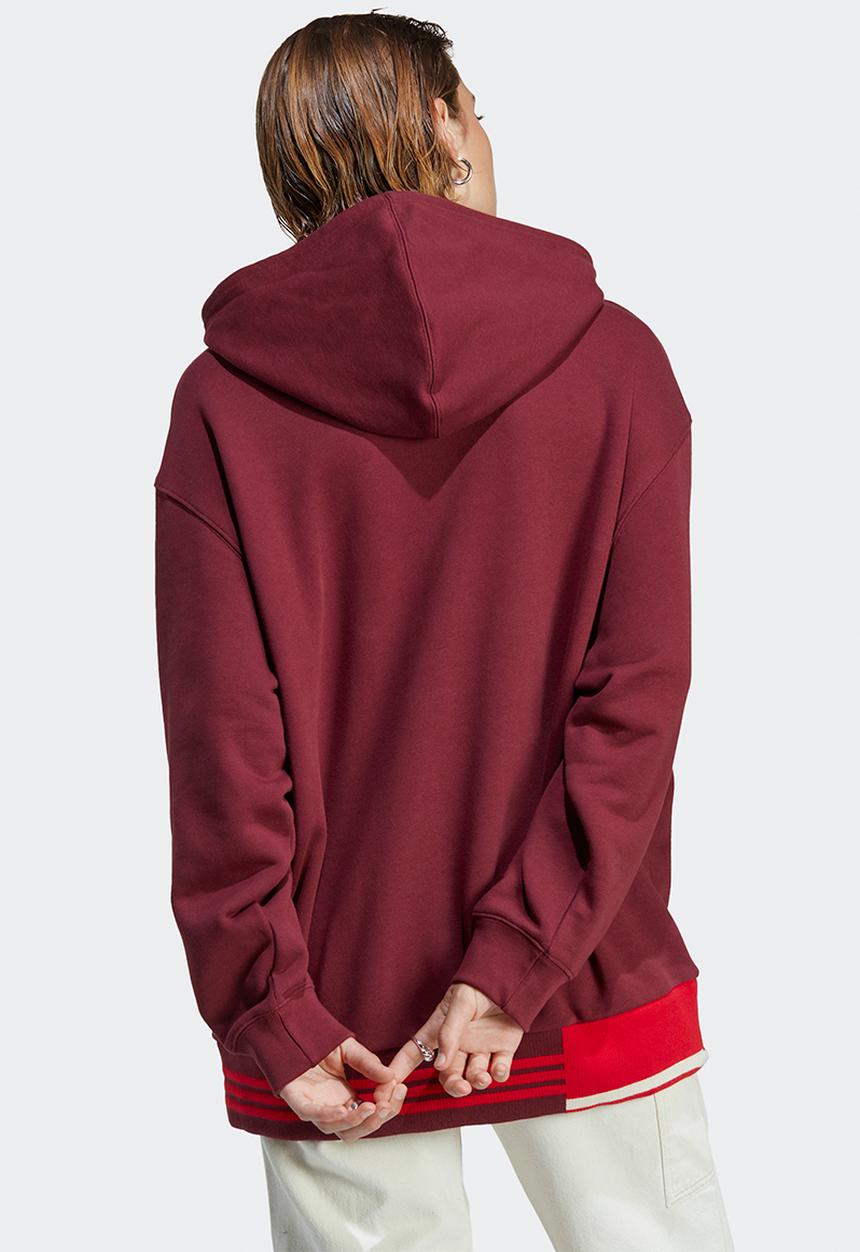 adidas Originals - Oversize hoodie - shadow red