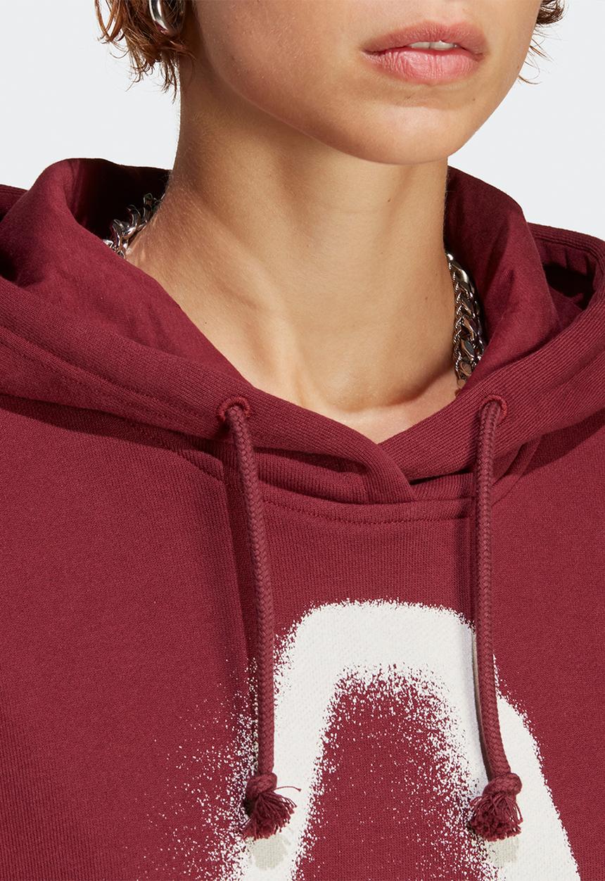 adidas Originals - Oversize hoodie - shadow red