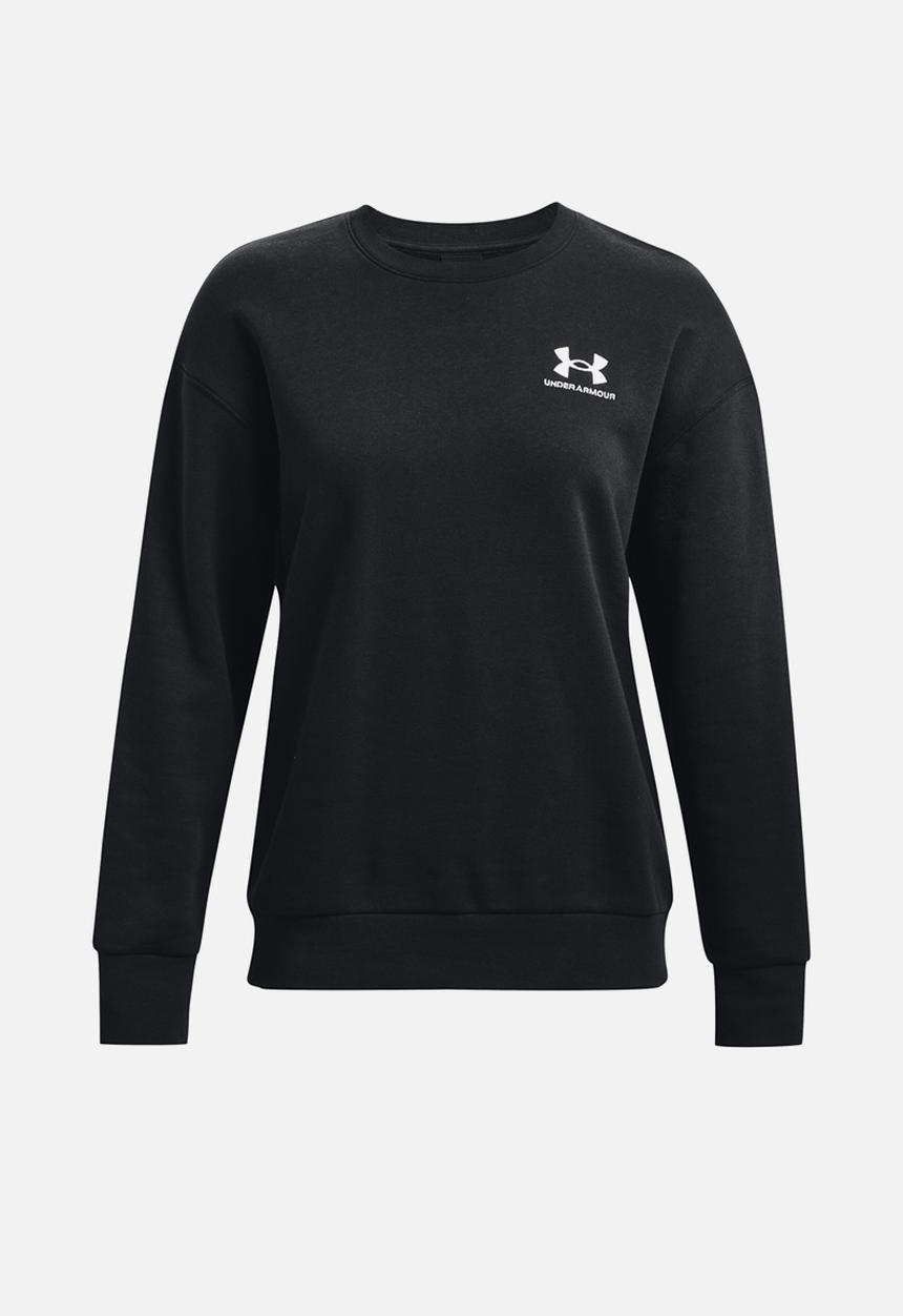 Under Armour - Essential fleece crew - black