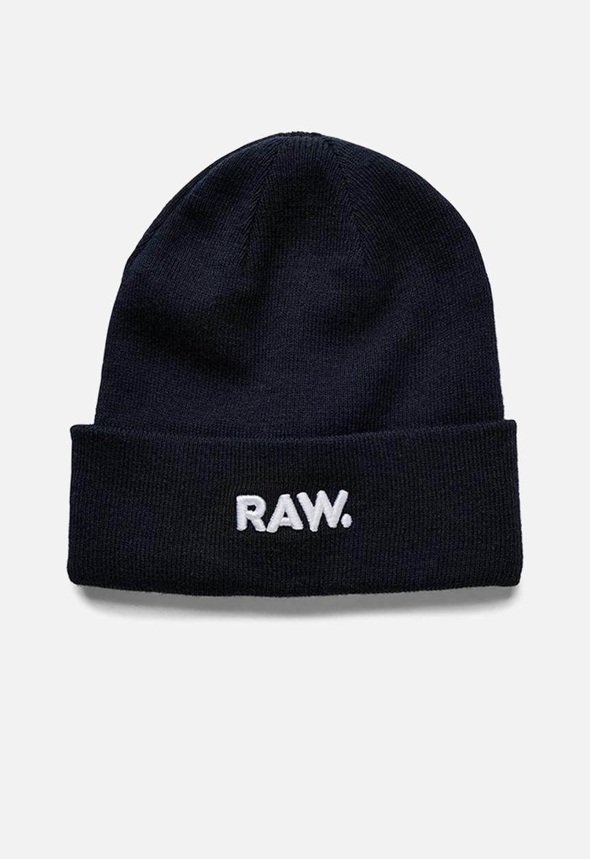 G-STAR - Effo raw long beanie - mazarine blue