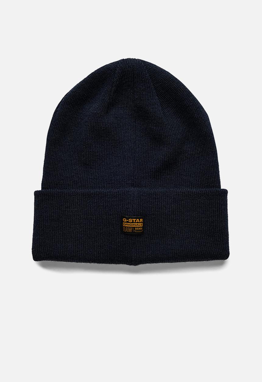 G-STAR - Effo raw long beanie - mazarine blue