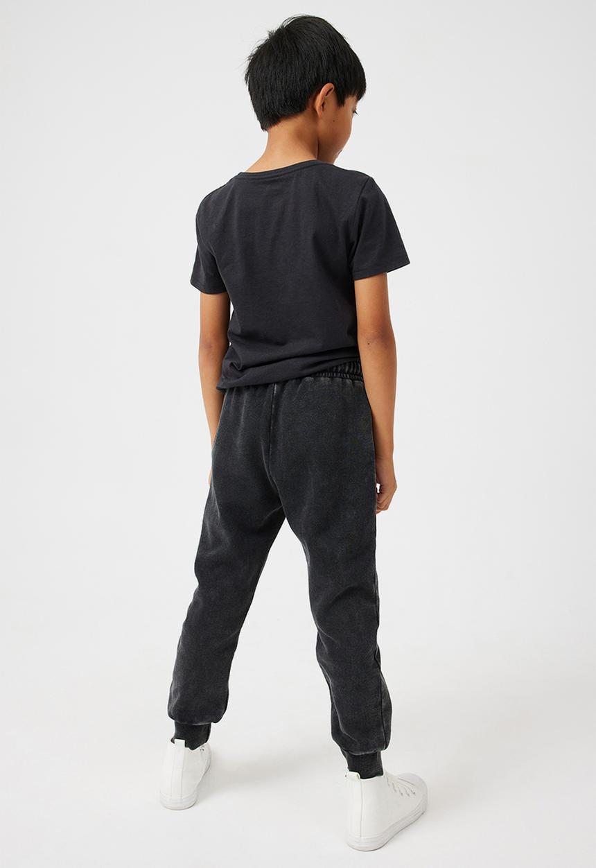 Cotton On - Marlo trackpant - black snow wash
