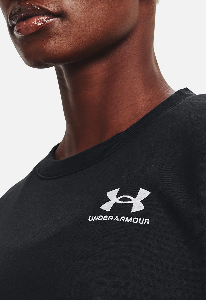 Under Armour - Essential fleece crew - black