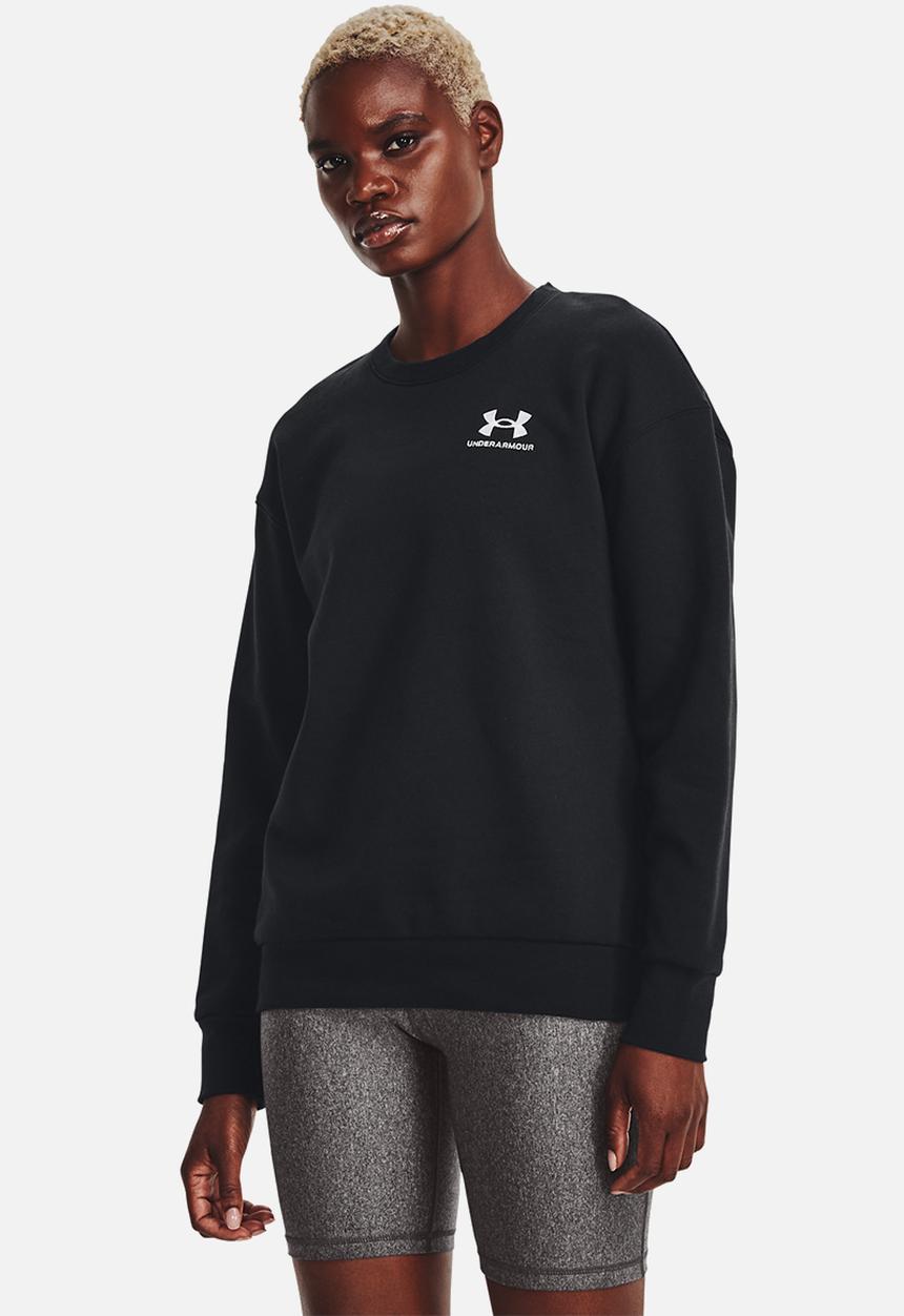 Under Armour - Essential fleece crew - black