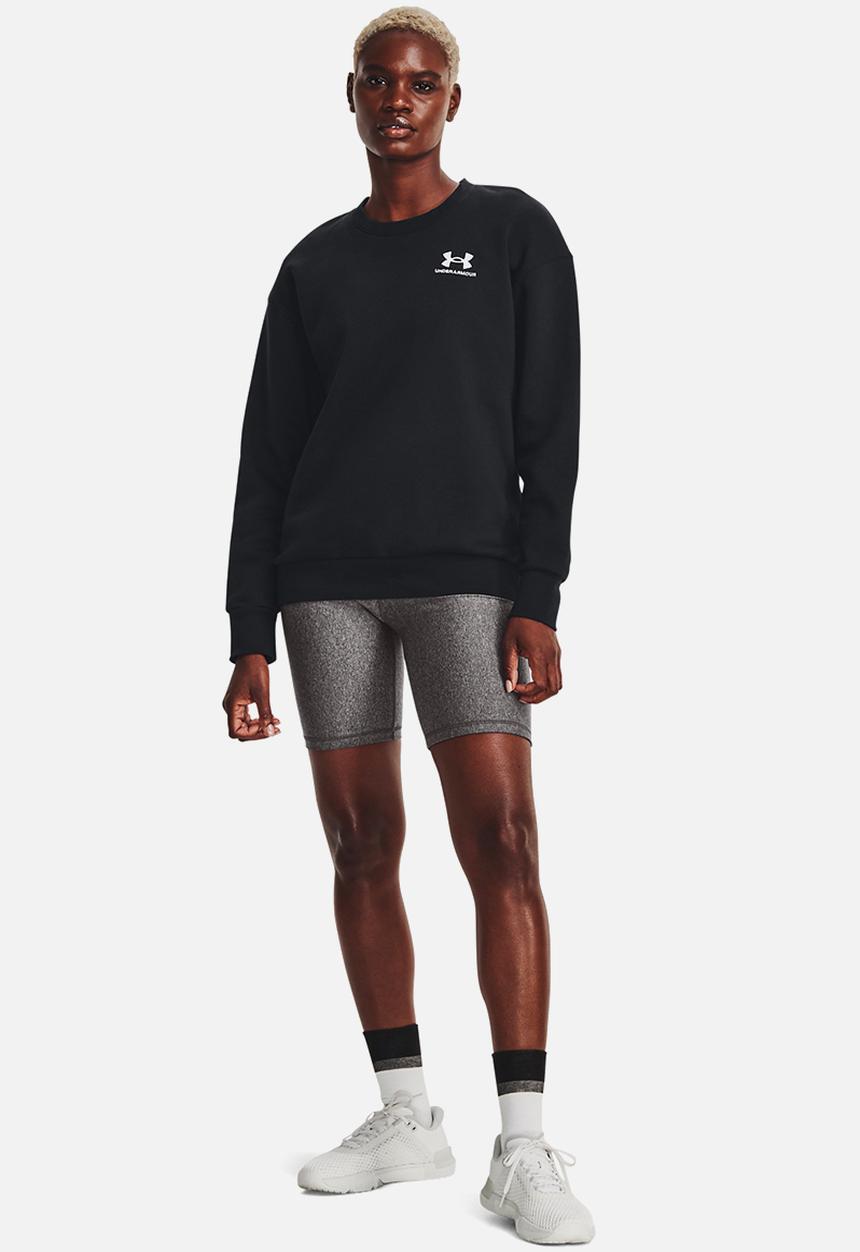 Under Armour - Essential fleece crew - black