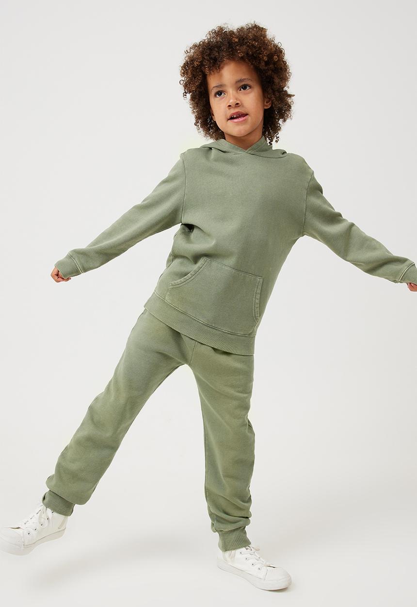 Cotton On - Marlo trackpant - swag green snow wash