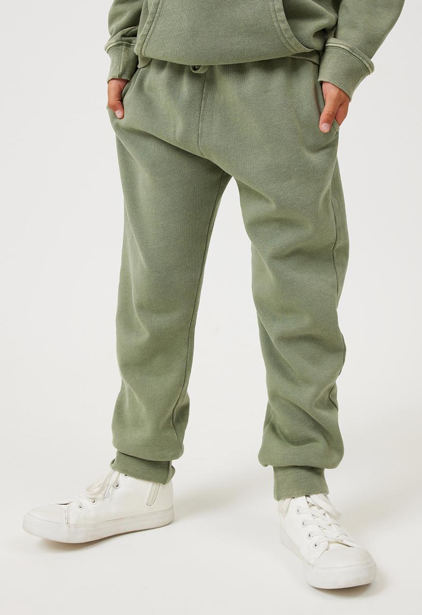 Cotton On - Marlo trackpant - swag green snow wash