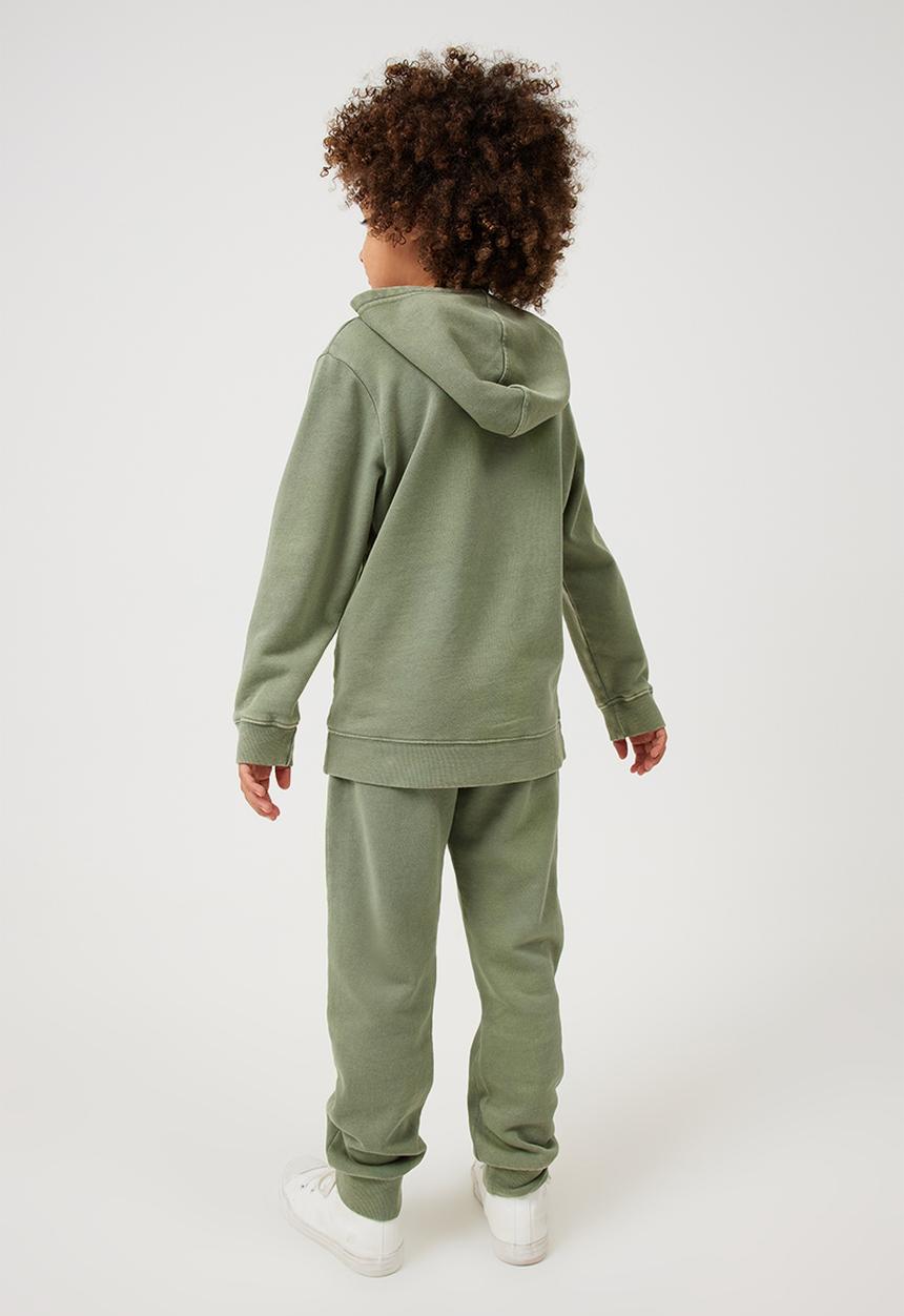 Cotton On - Marlo trackpant - swag green snow wash
