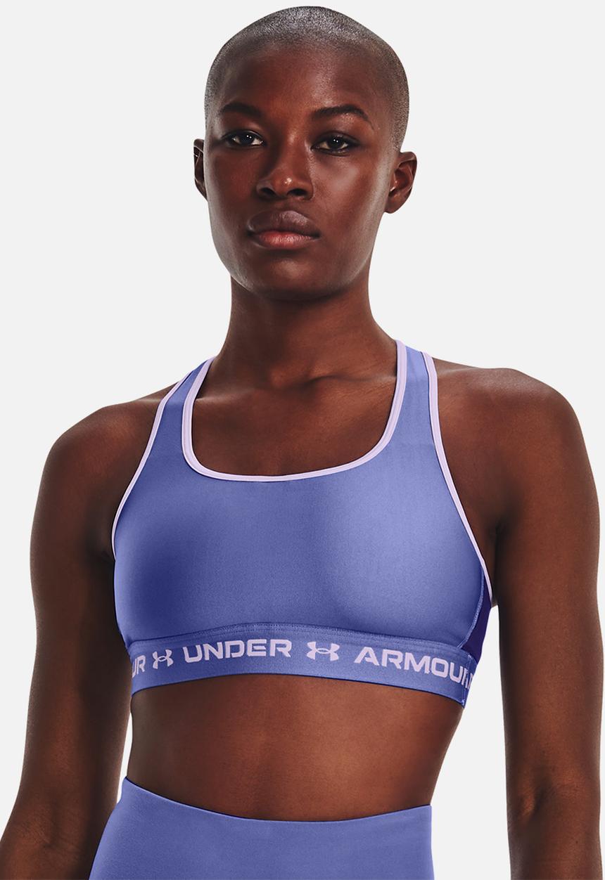 Under Armour - Ua crossback mid bra - sonar blue/baja blue