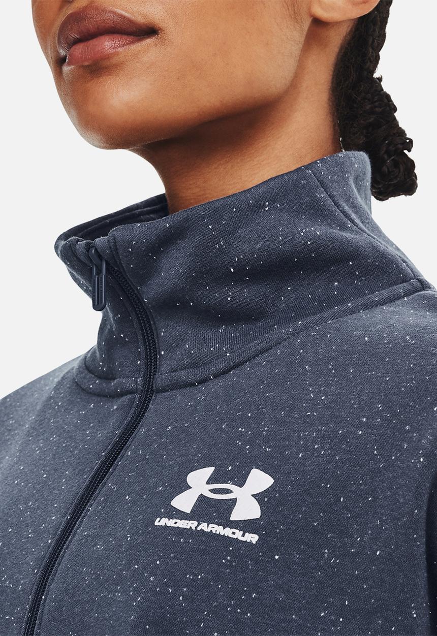 Under Armour - Rival fleece hz - downpour gray/white/white