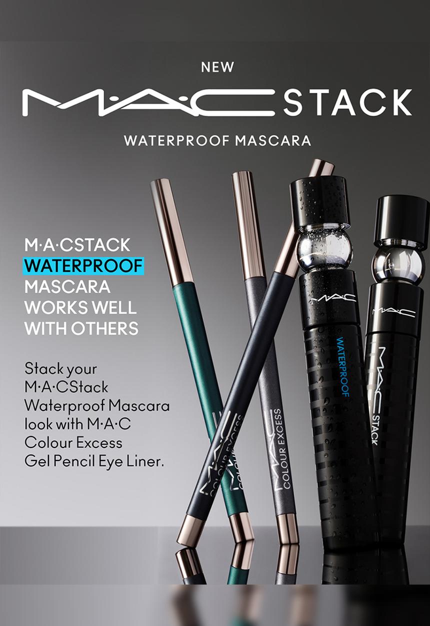 MAC - Stack Waterproof Mascara - Black Stack
