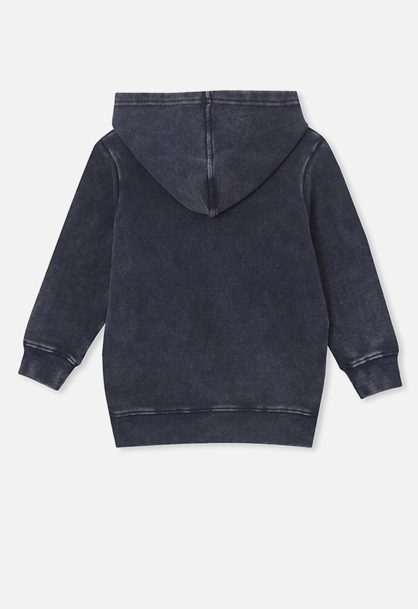 Cotton On - Milo hoodie - navy blazer snow wash