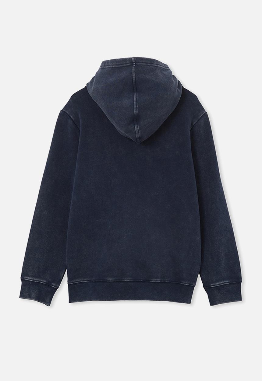 Cotton On - Mikki hoodie - navy blazer snow wash