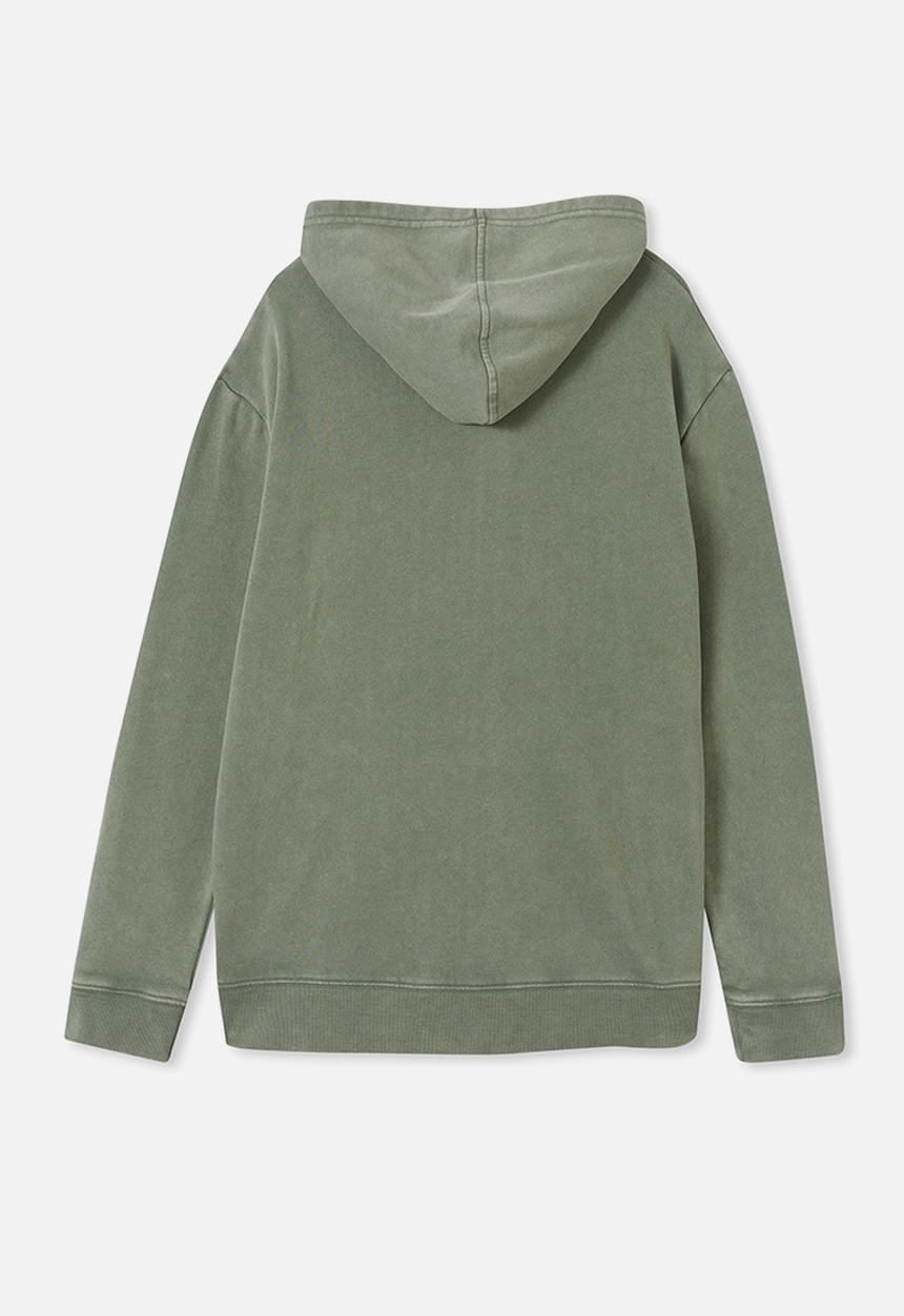 Cotton On - Mikki hoodie - swag green snow wash