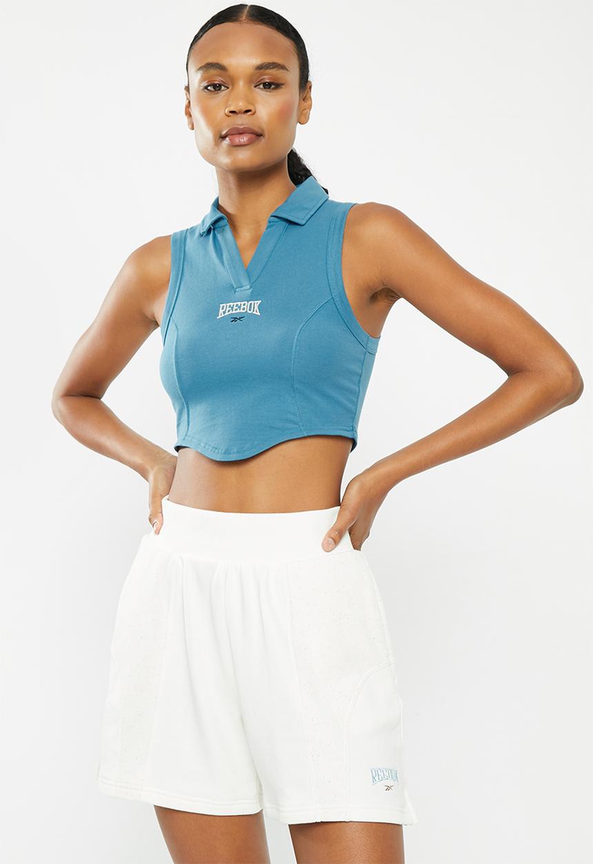 Reebok - Varsity tank - steely blue s23-r
