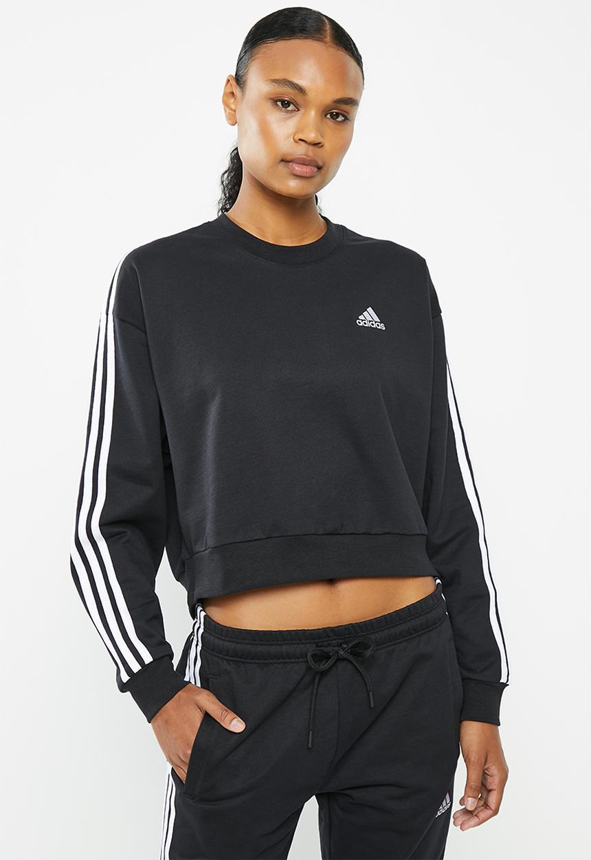 adidas Performance - W 3s cr swt - black/white
