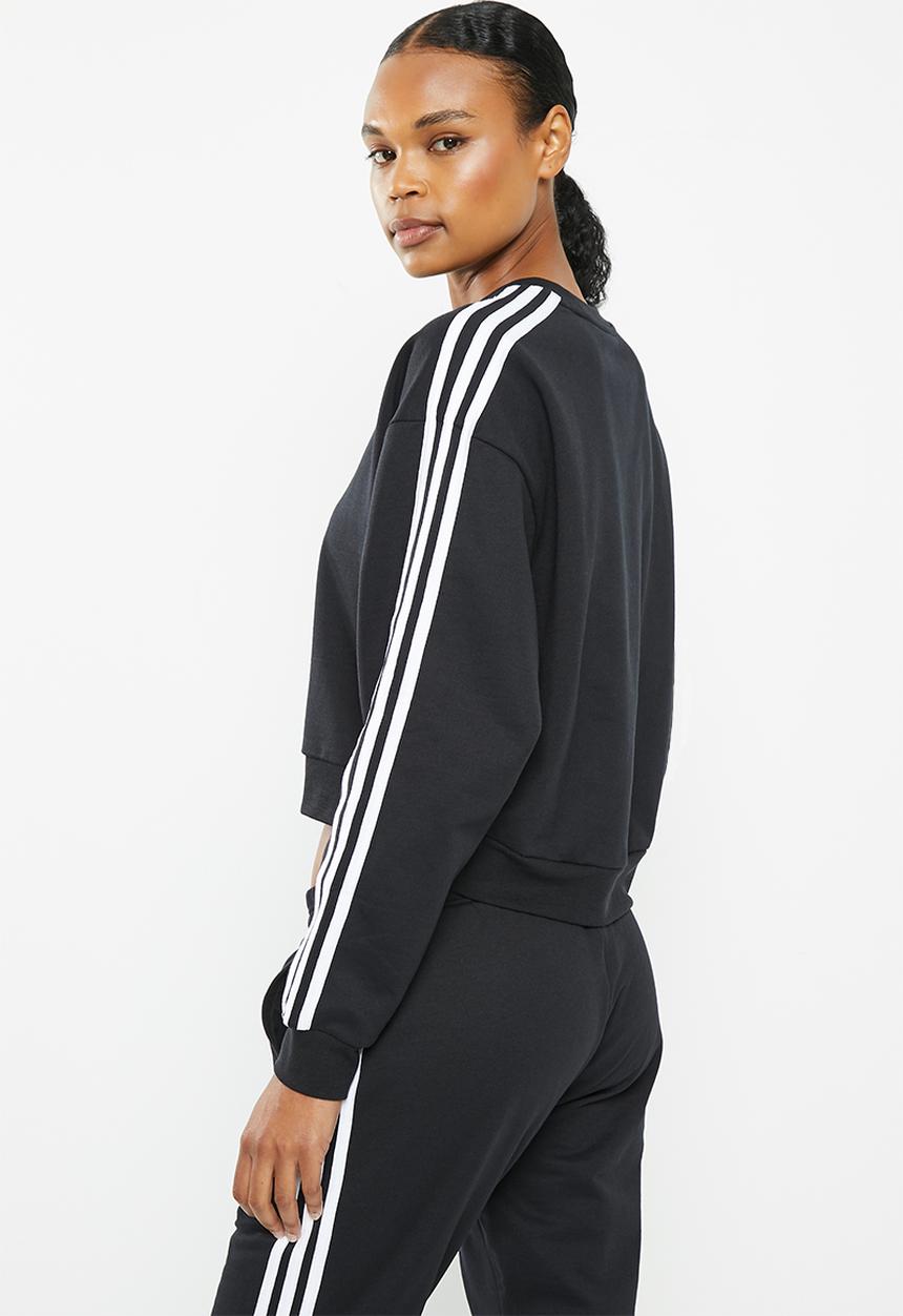 adidas Performance - W 3s cr swt - black/white