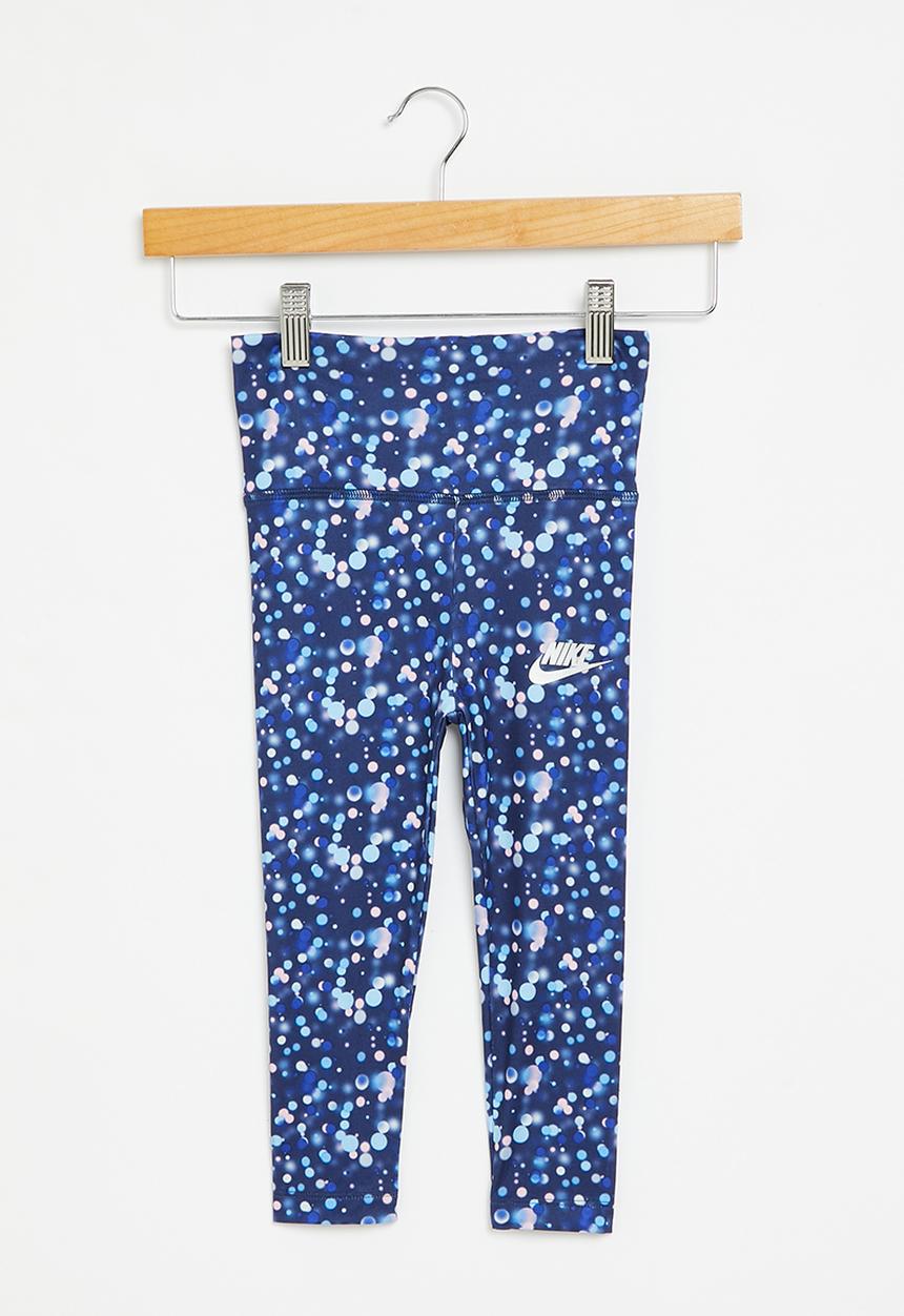 Nike - Nike girls glow time legging - midnight navy