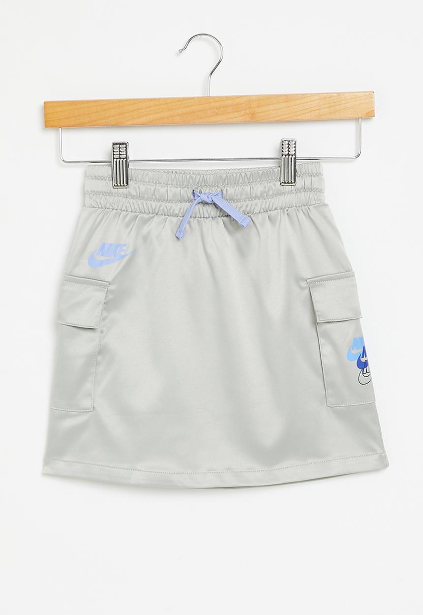 Nike - Nike girls woven cargo skirt - light smoke gray