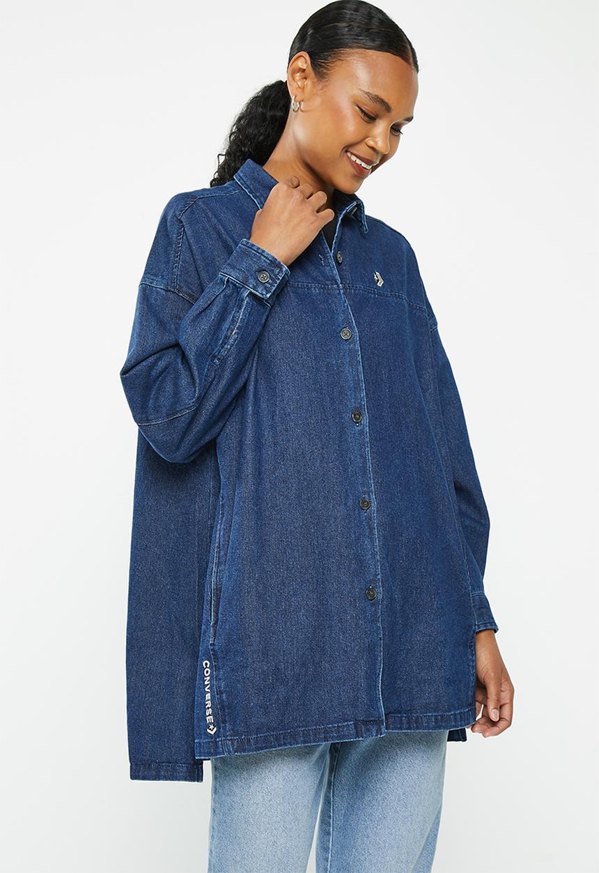 Converse - Utility woven shirt - night indigo