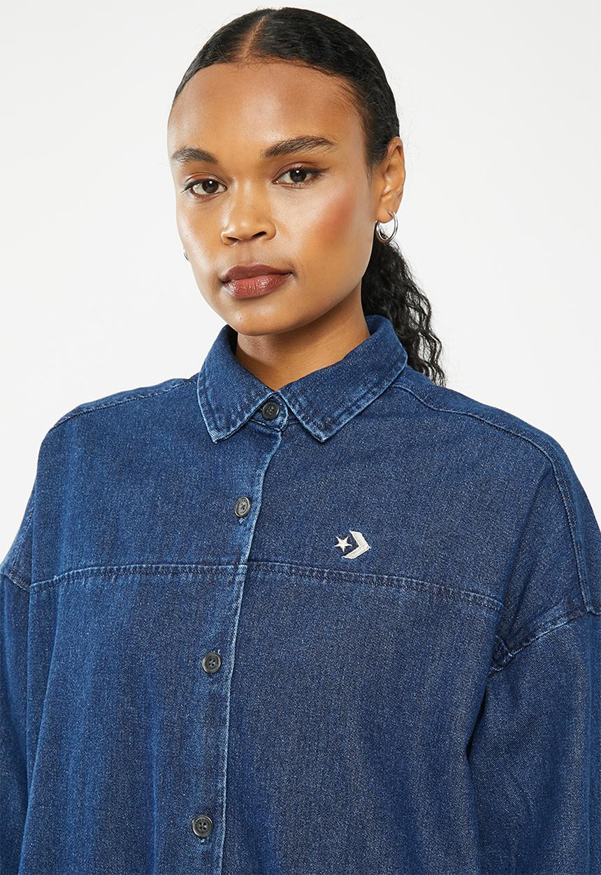 Converse - Utility woven shirt - night indigo