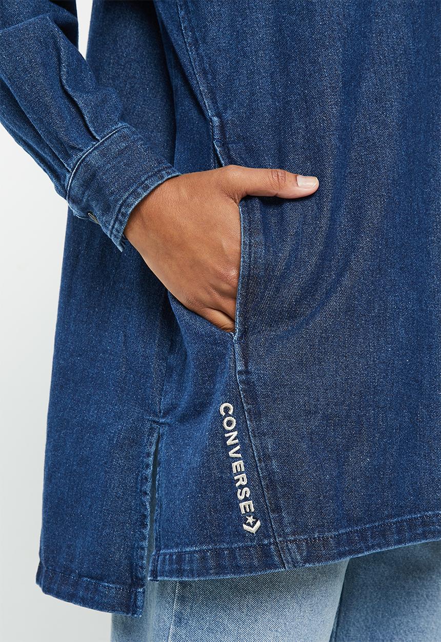 Converse - Utility woven shirt - night indigo
