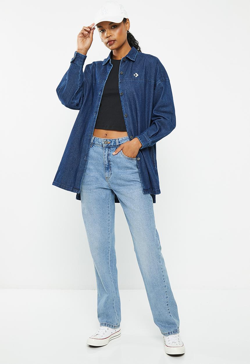 Converse - Utility woven shirt - night indigo