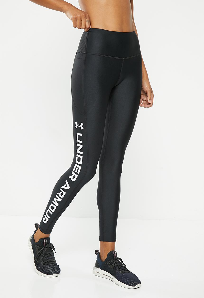 Under Armour - Armour branded legging - black/white