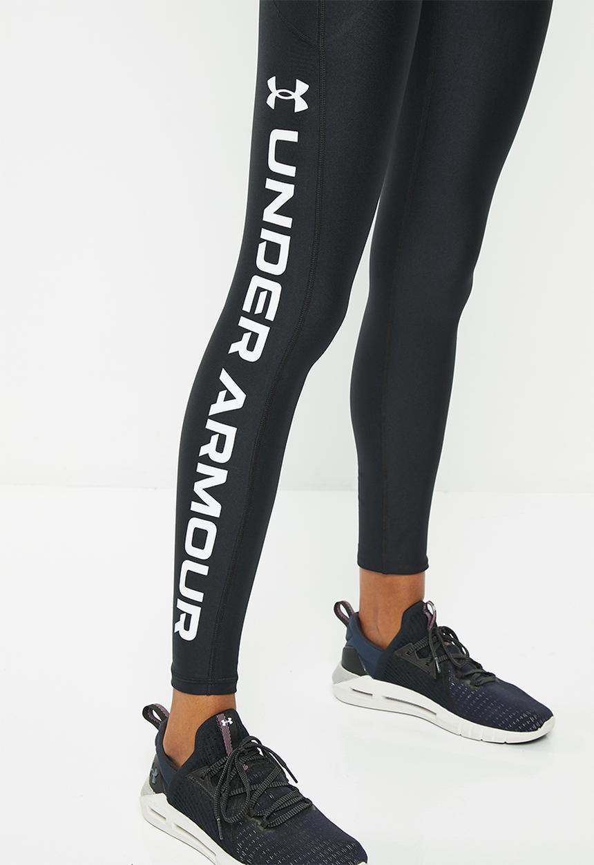 Under Armour - Armour branded legging - black/white