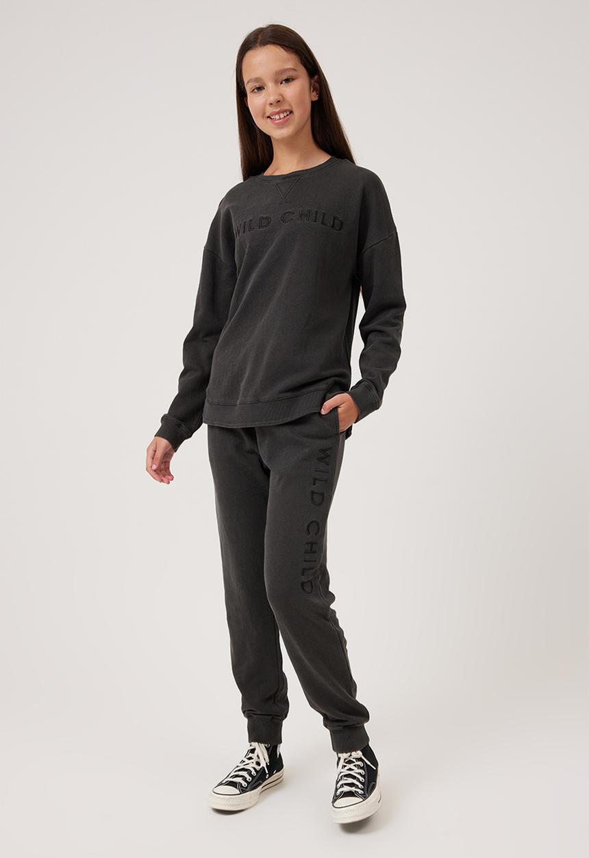 Cotton On - Lola trackpant - phantom/wild child