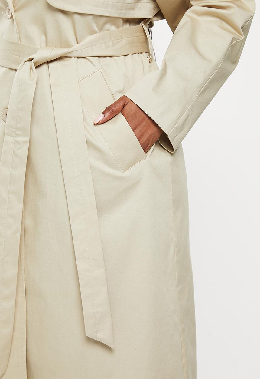 AMANDA LAIRD CHERRY - Plus melville coat - stone