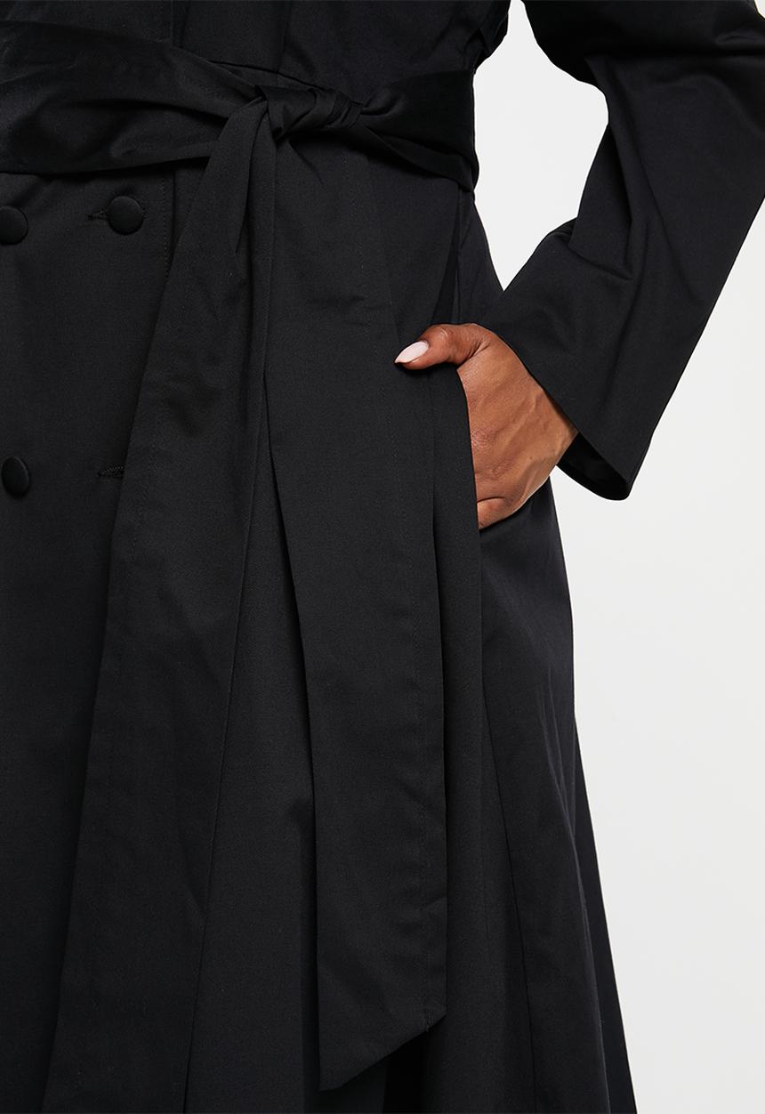 AMANDA LAIRD CHERRY - Plus savoy dress - black