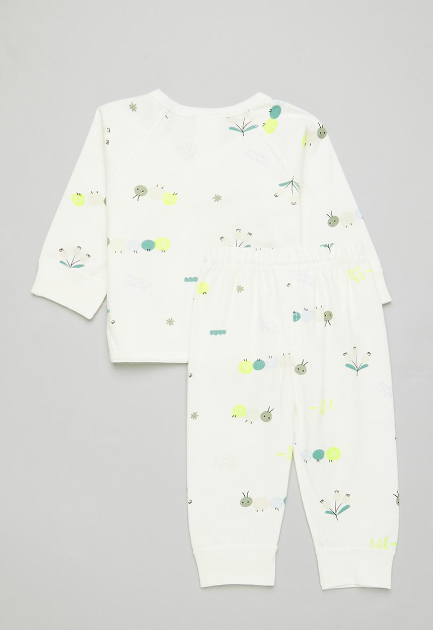Pop Candy - Baby 2 piece set - white 